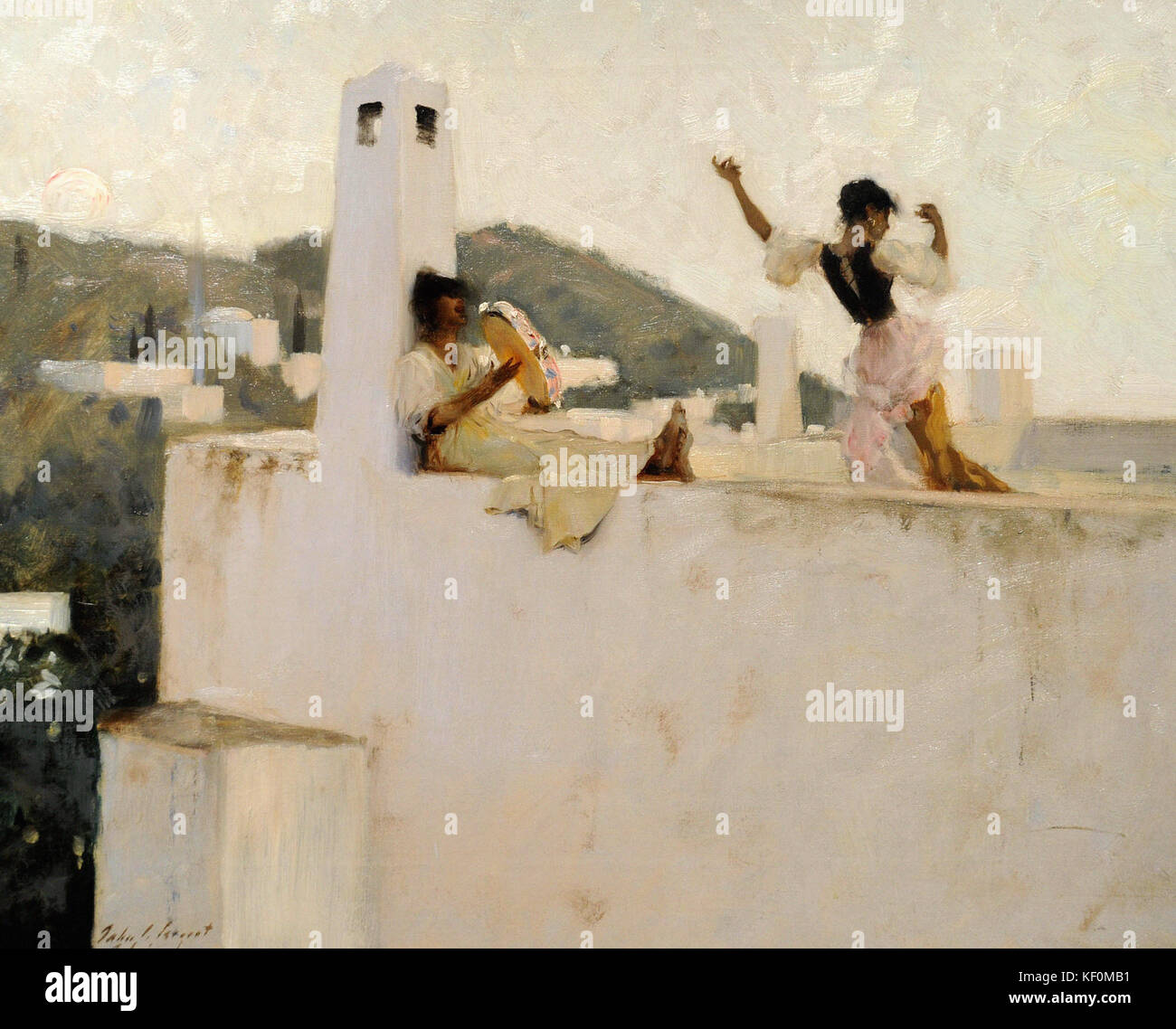 John Singer Sargent Rosina - Capri Foto Stock