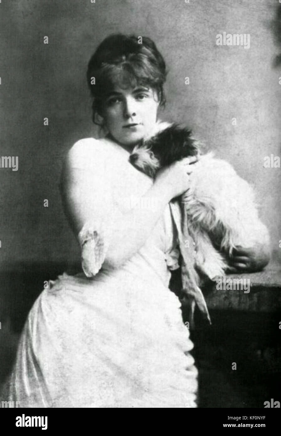 Marie Bashkirtseff è stata un'artista e diarista francese di origine Ucraina, nota per i suoi vividi autoritratti e i suoi diari dettagliati. Documentò i suoi pensieri sull'arte, la vita e la società alla fine del XIX secolo, diventando una figura notevole nella storia dell'arte. Foto Stock