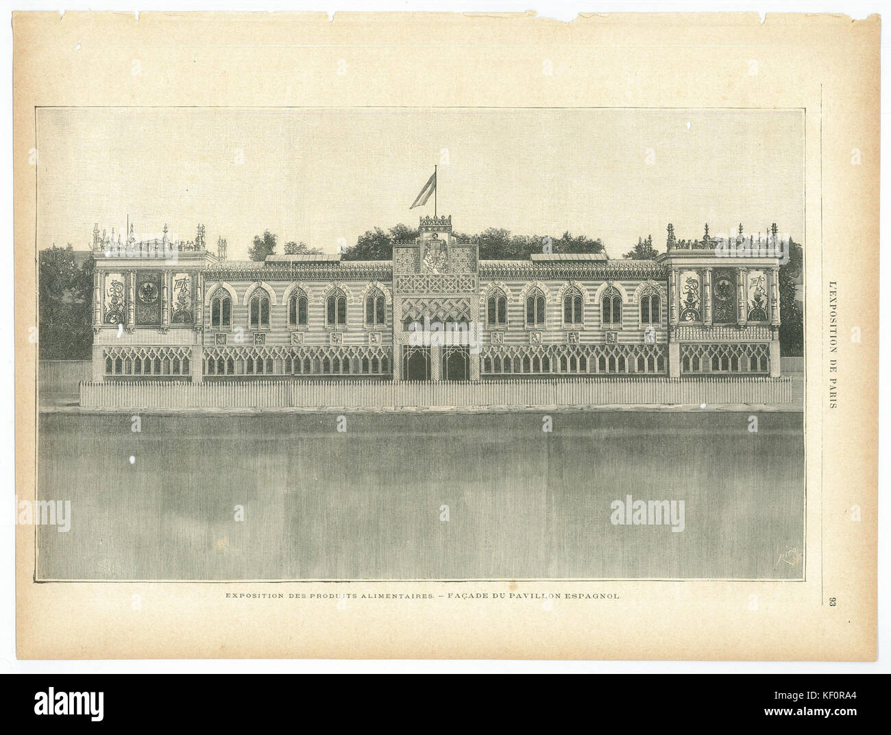 L'Exposition de Paris de 1889 N52 pagina 93 Foto Stock