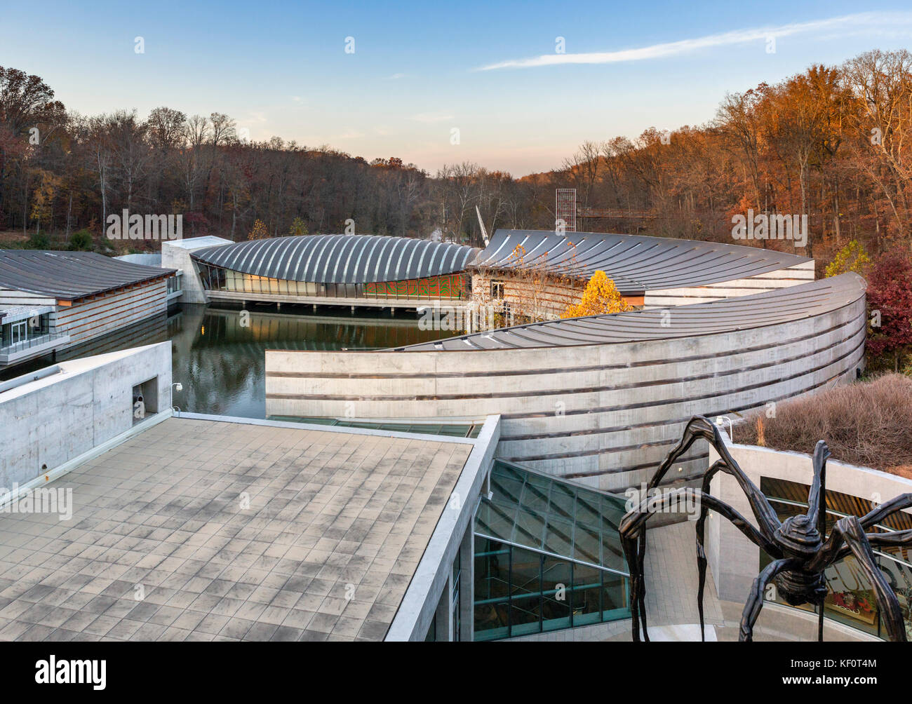 Il Crystal Bridges Museum of American Art, Bentonville, Arkansas, STATI UNITI D'AMERICA Foto Stock