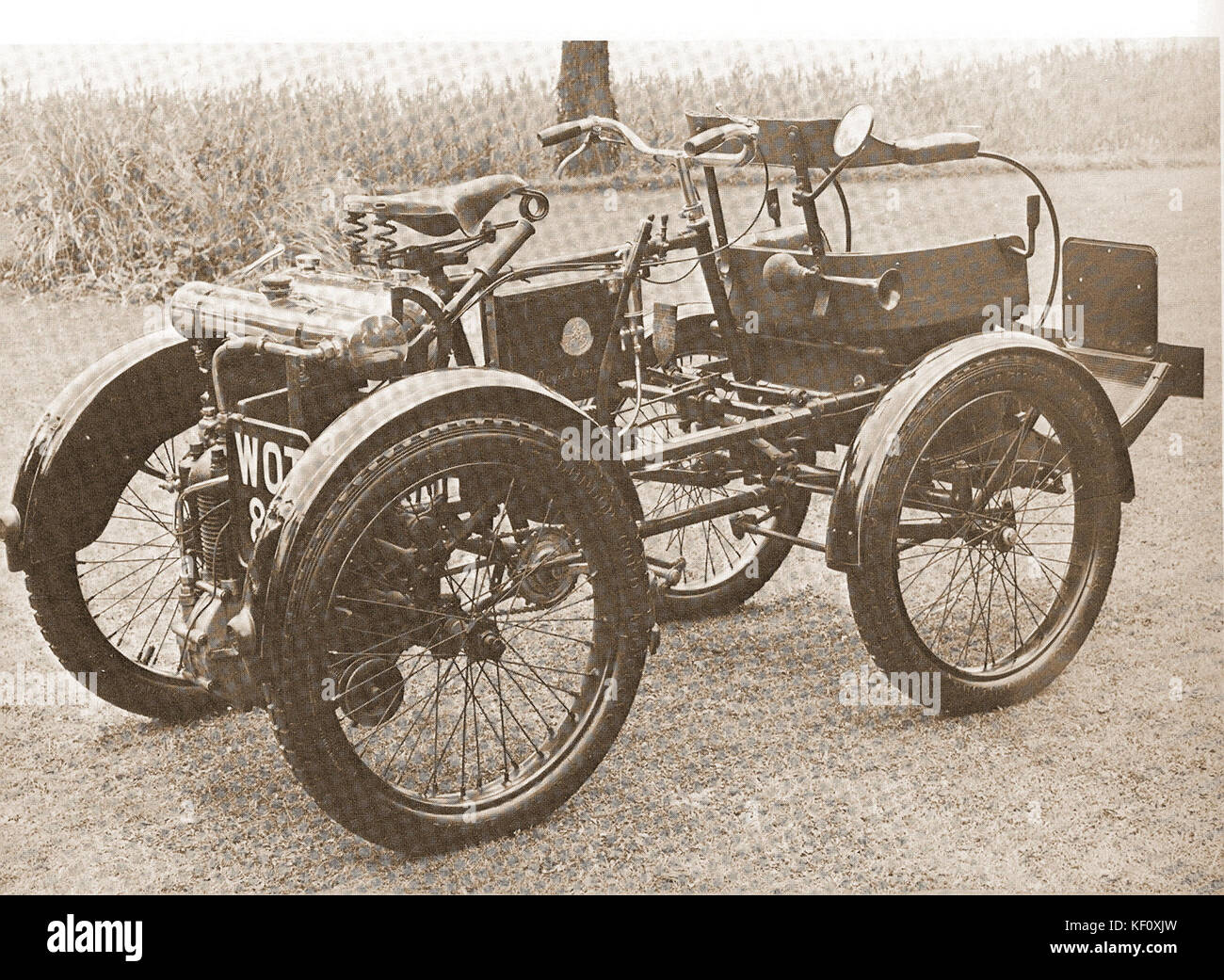 Sollevatore meccanico Royal Enfield 1898 Foto Stock