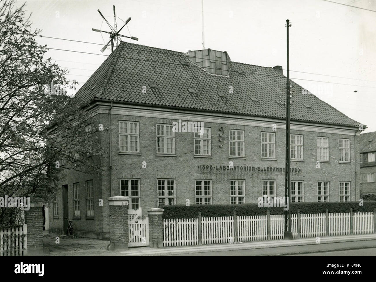 Laboratorium Ellehammer 1954 Foto Stock