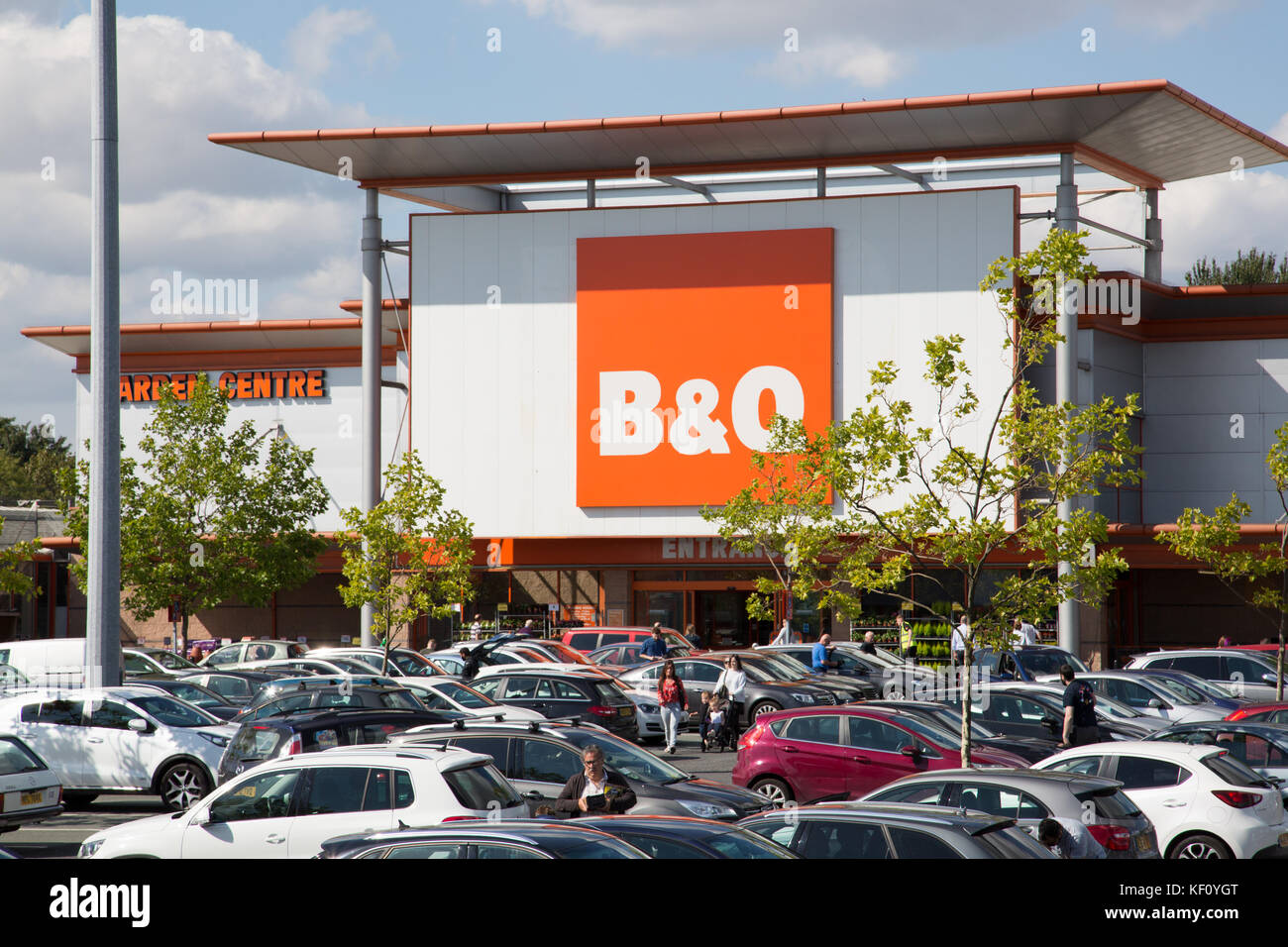 B&Q store, Stockport Foto Stock