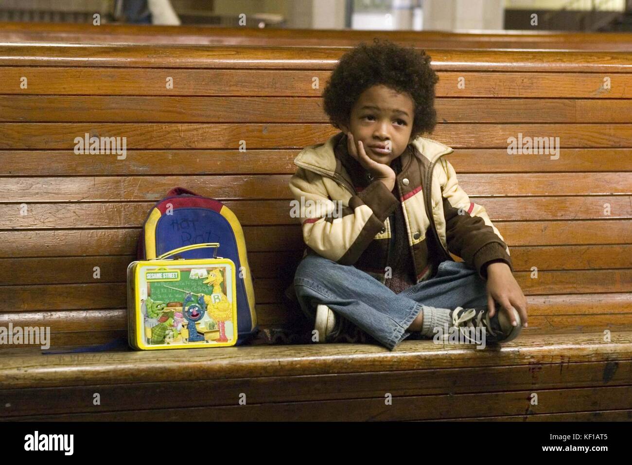 11 agosto 2005 - PK-16 [DF-05200] - Jaden Christopher Syre Smith è protagonista del dramma• della Columbia Pictures The Pursuit of Happyness. K51209ES.TV-FILM STILL. FORNITO DA Credit: Columbia Pictures/ZUMAPRESS.com/Alamy Live News Foto Stock