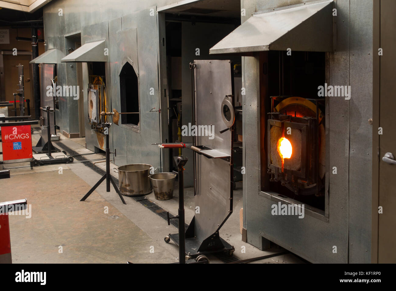 Chrysler Museum of Art Glass studio Norfolk Virginia Foto Stock