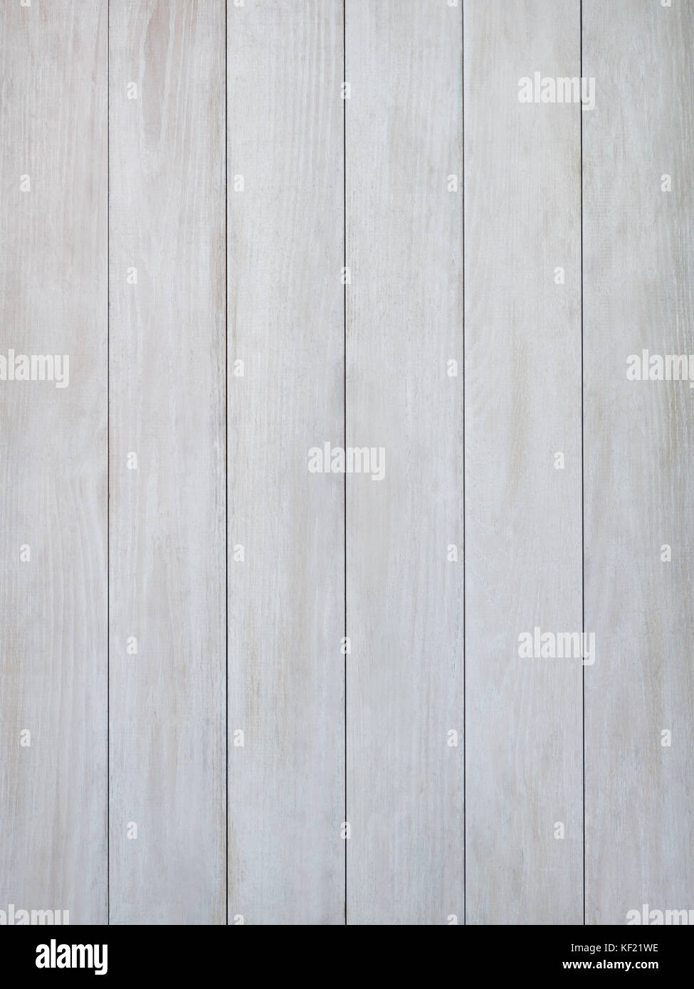 Sottile vicino al bianco decapato cool grey wood board superficie mostra grana sottile Foto Stock