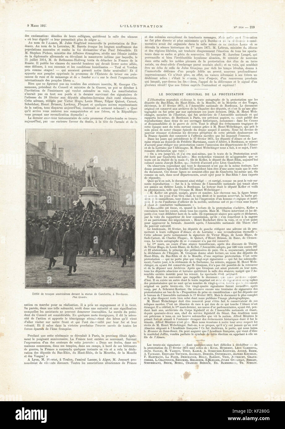 Questo documento è una pagina di un documento storico, forse del 9 marzo 1918, e potrebbe contenere importanti dettagli relativi a eventi militari o politici del tempo. L'ingresso può fornire informazioni sulla prima guerra mondiale o sugli eventi dell'inizio del XX secolo. Foto Stock