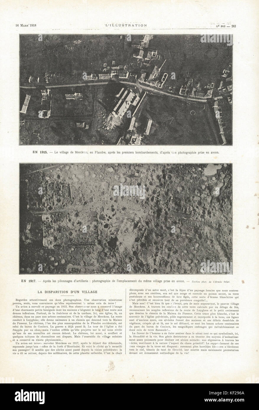 Questo documento storico, datato 16 marzo 1918, rappresenta probabilmente un documento o una pubblicazione ufficiale, contenente eventi o avvisi importanti del periodo. Foto Stock