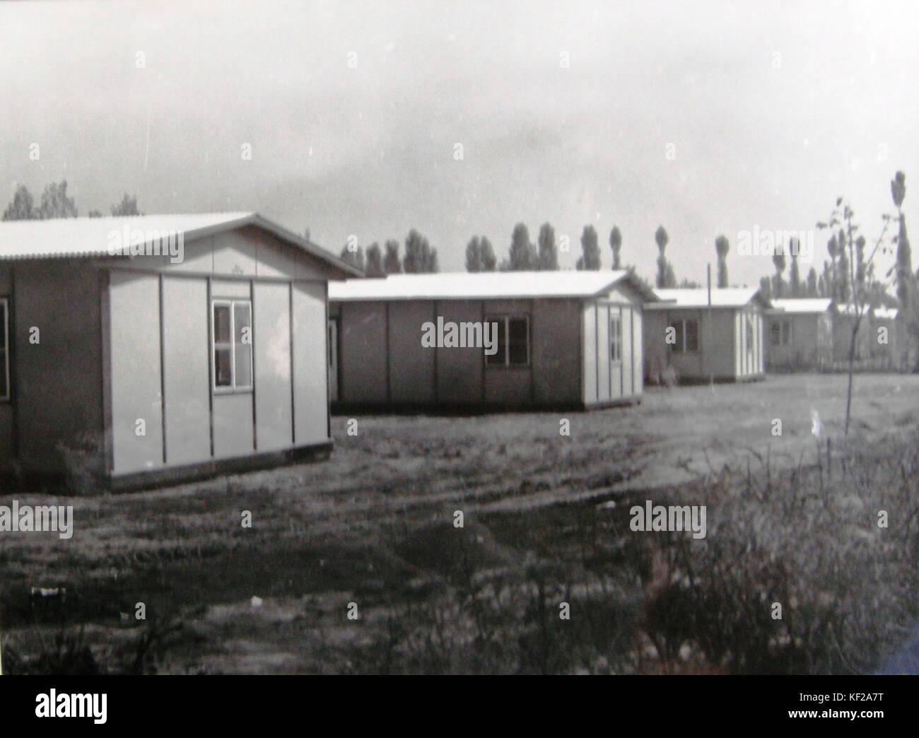 Novi montazni baraki Foto Stock