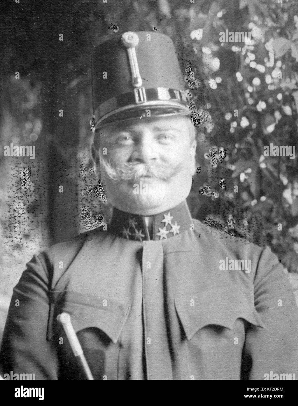 Ritratto, uomo, uniforme, baffi 14293 Foto Stock