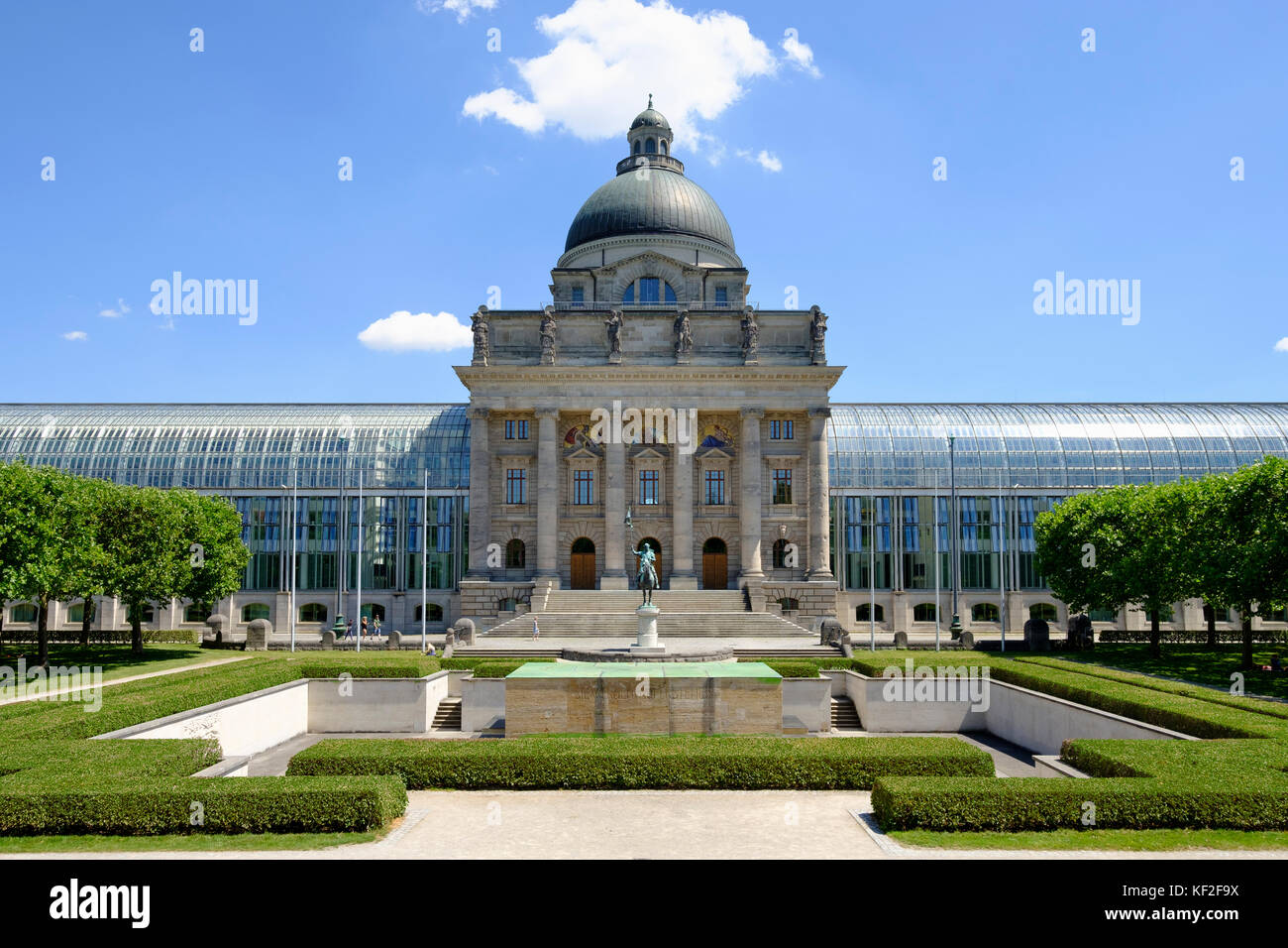 Bayerische Staatskanzlei am Hofgarten, Altstadt, München, Oberbayern, Bayern, Deutschland Foto Stock