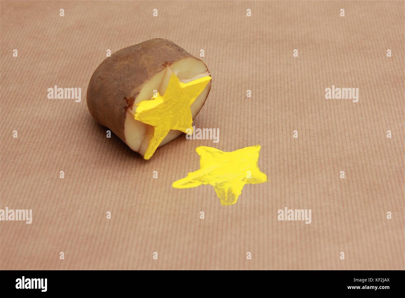 Timbro di patate del progetto CRAFT Foto Stock