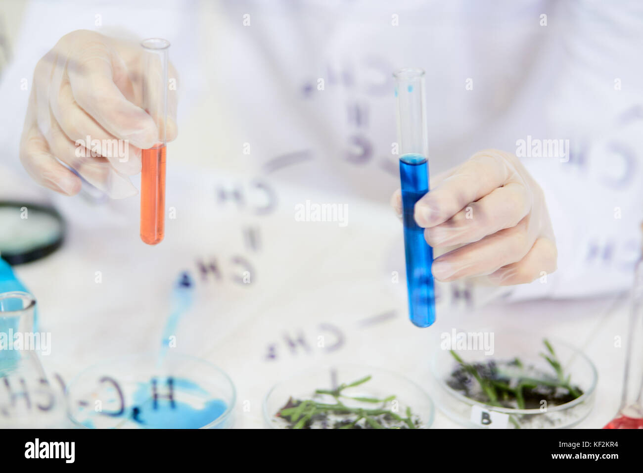 La ricerca di liquidi Foto Stock