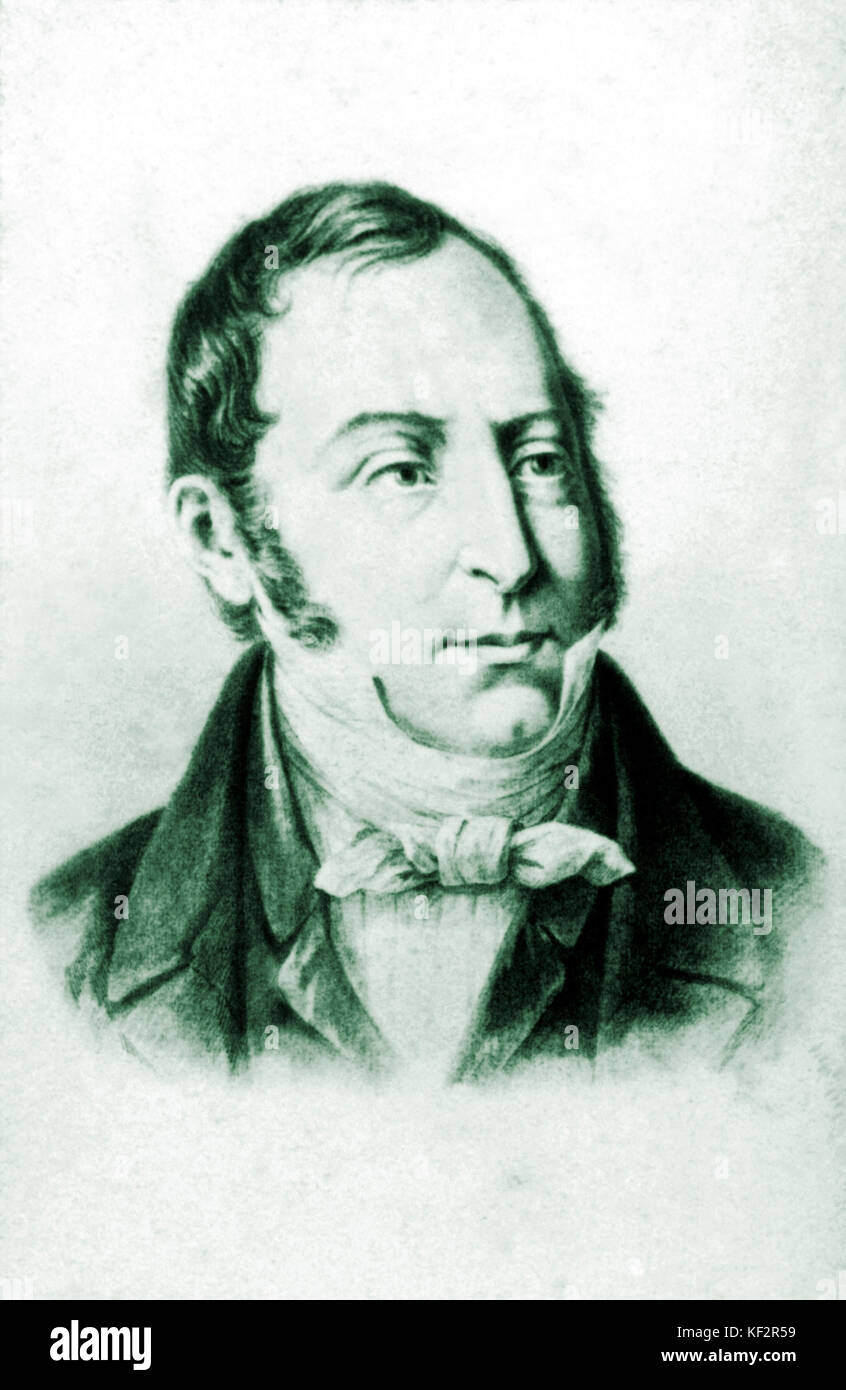 ROSSINI, Gioacchino compositore italiano (1792-1868). Anche Gioachino Foto Stock