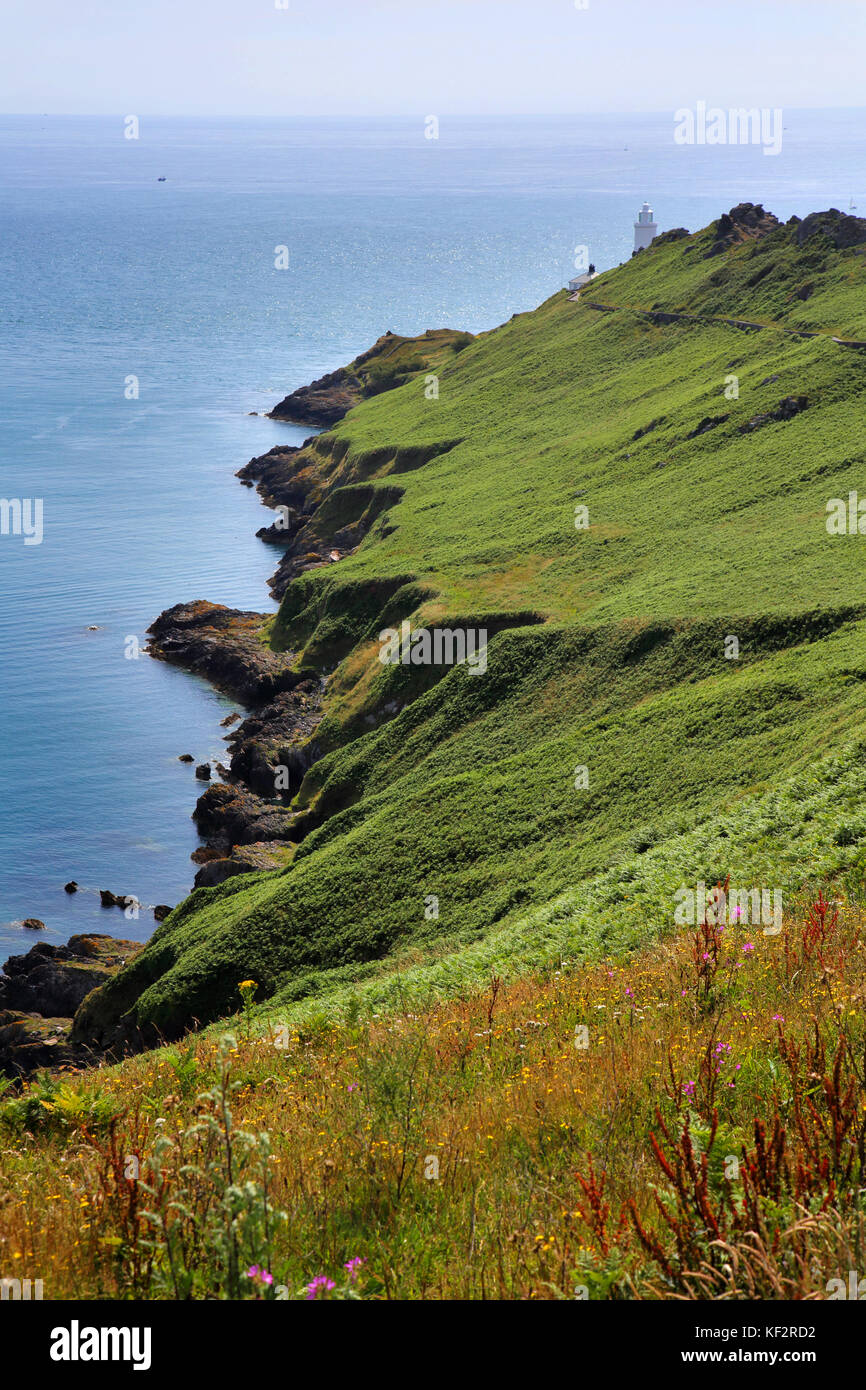 Il punto di partenza del South Devon Coast Foto Stock