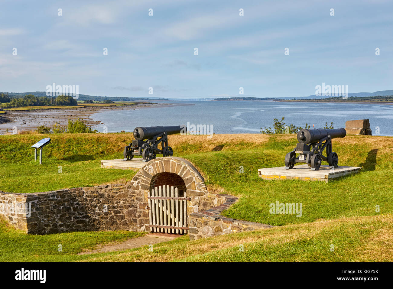 Charles Fort National Historic Site, Fort Anne, Annapolis Royal Nova Scotia, Canada Foto Stock