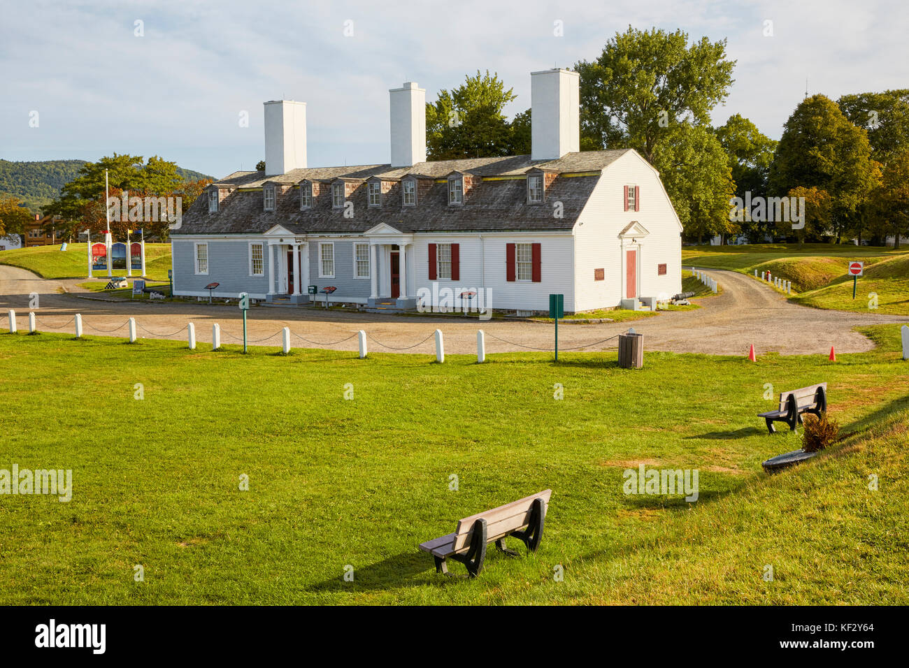 Charles Fort National Historic Site, Fort Anne, Annapolis Royal Nova Scotia, Canada Foto Stock