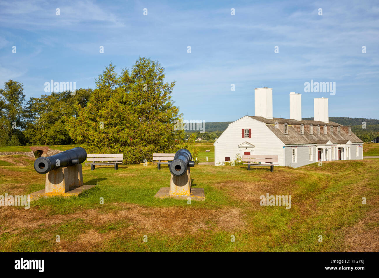 Charles Fort National Historic Site, Fort Anne, Annapolis Royal Nova Scotia, Canada Foto Stock