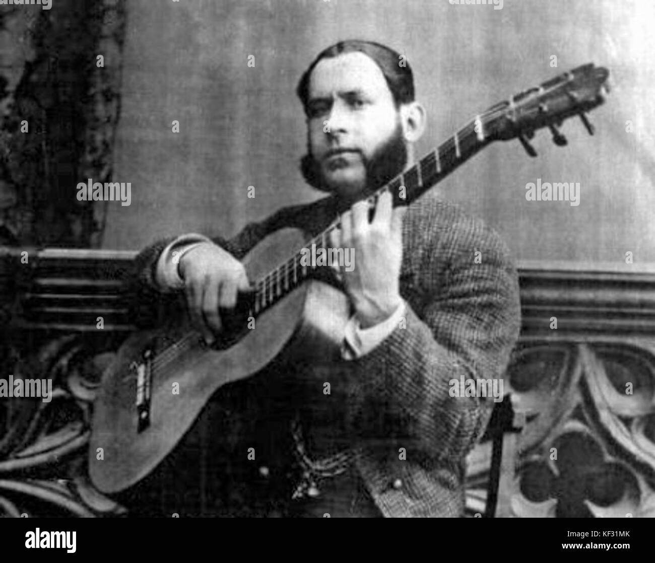 Silverio Franconetti con la chitarra Foto Stock