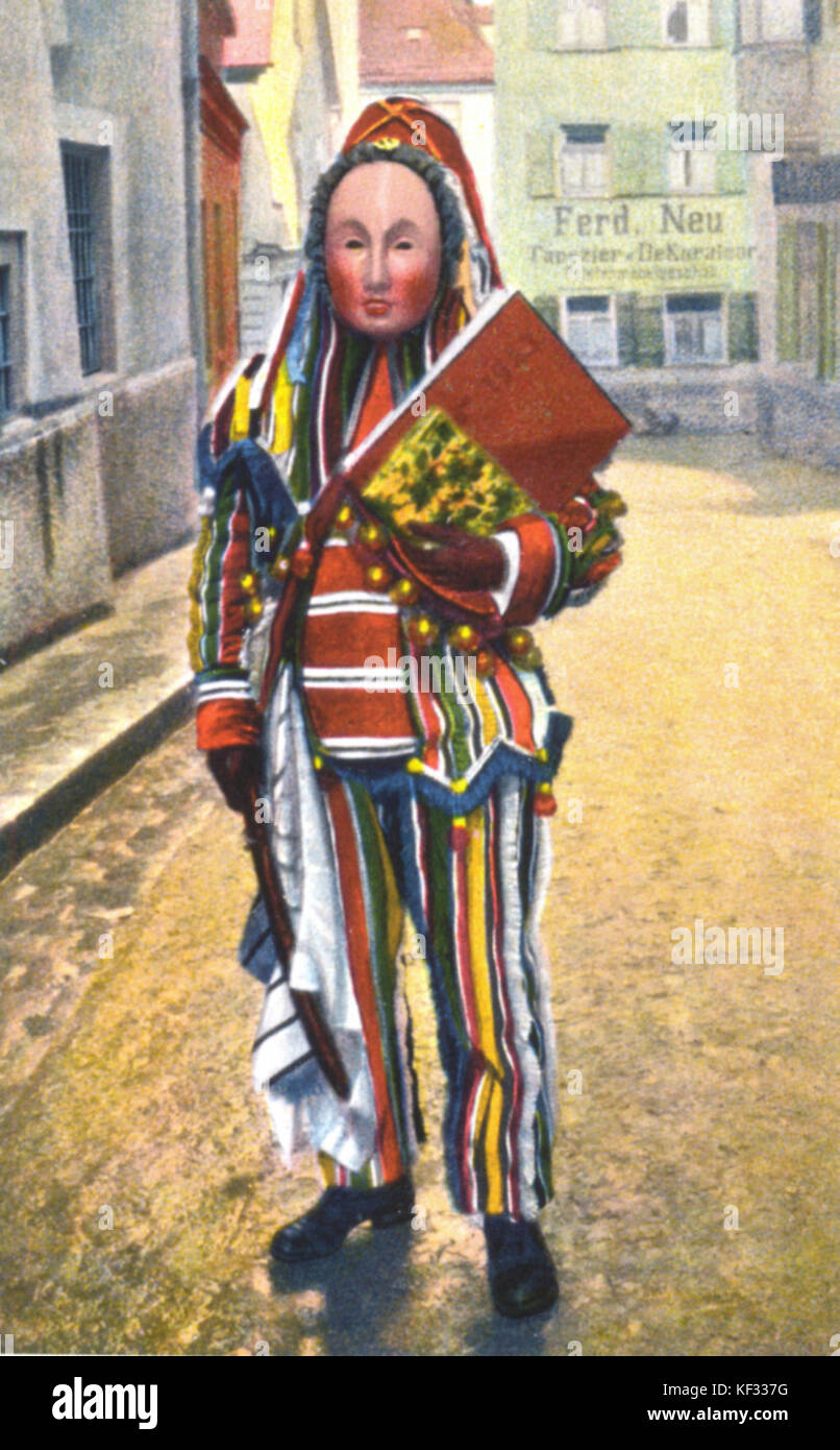 Rottweil c1900 Fransenkleidle Foto Stock