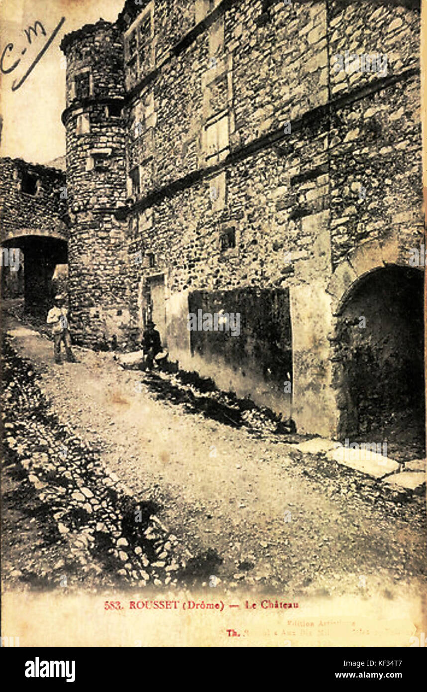 Rousset Les Vignes Chateau Foto Stock