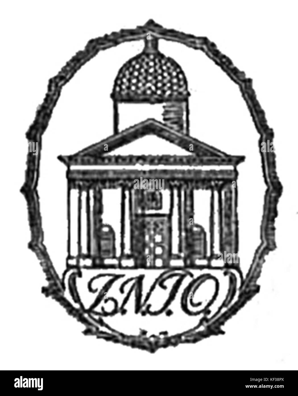 Logo Ossolineum ZNJO Foto Stock