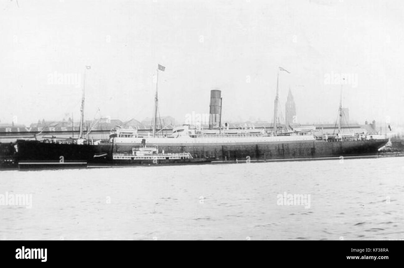 RMS Carpathia Pier 54 Foto Stock