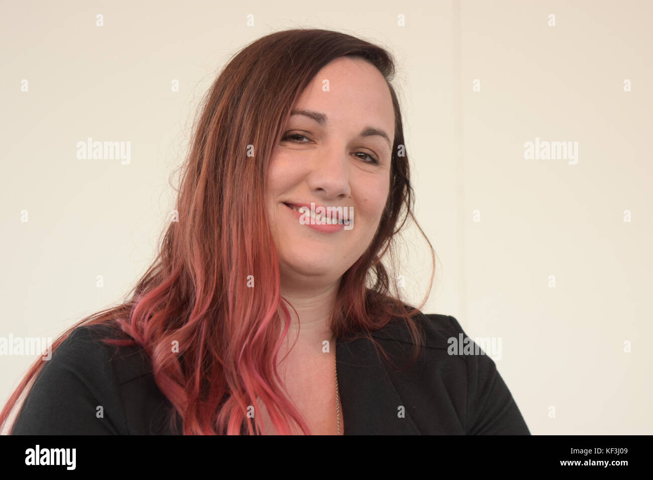 Francoforte, Germania. 15 ottobre 2017. Jennifer L. Armentrout (* 1980), scrittrice statunitense BEST seller, Frankfurt Bookfair / Buchmesse Frankfurt 2017 Foto Stock