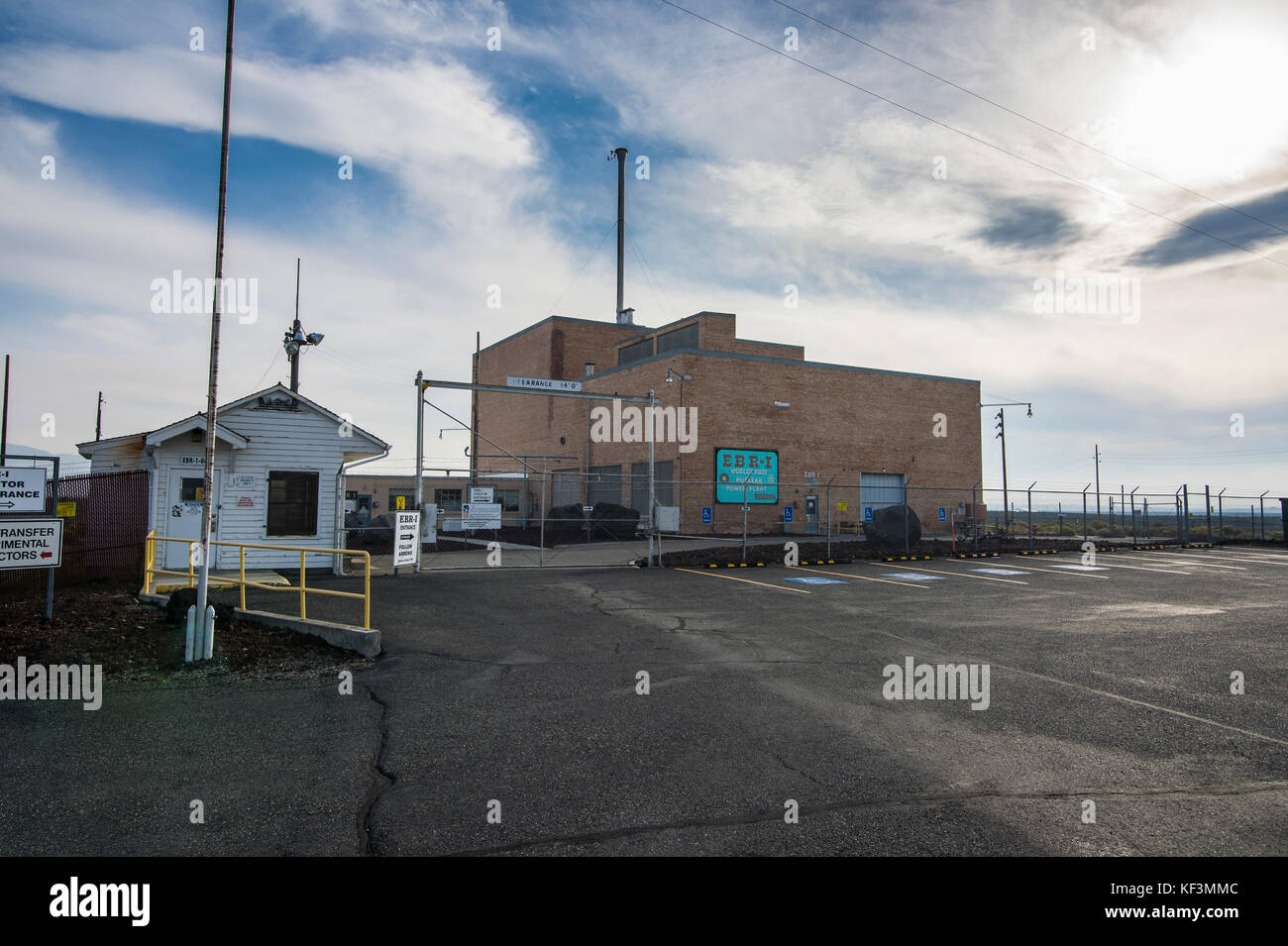 Experimental reattore autofertilizzante i (EBR-i) il mondo della prima generazione di elettricità nucleare ,arco, Idaho, Stati Uniti d'America Foto Stock