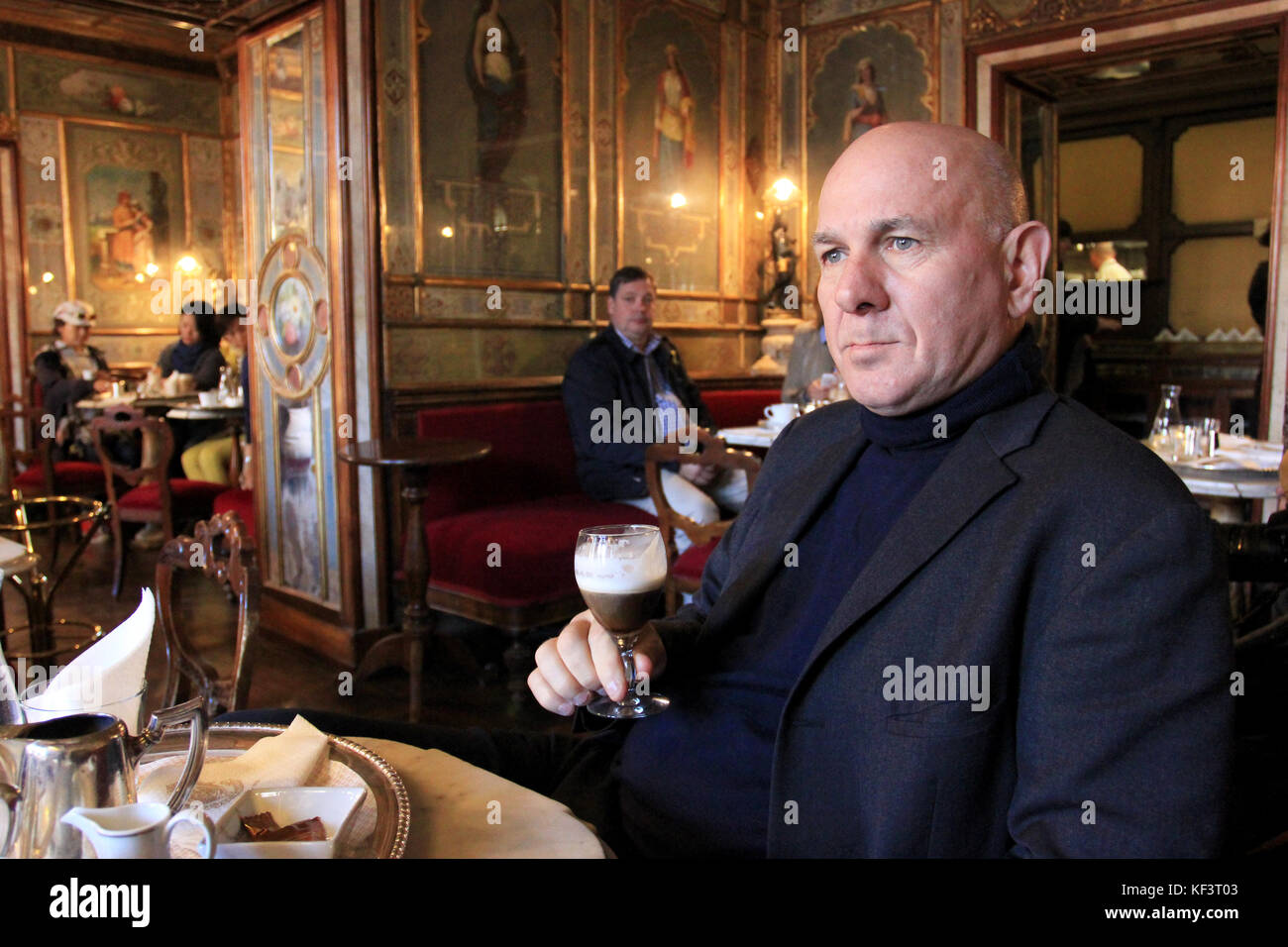 All'interno del Caffè Florian, Venezia, Italia, Europa. Foto Stock