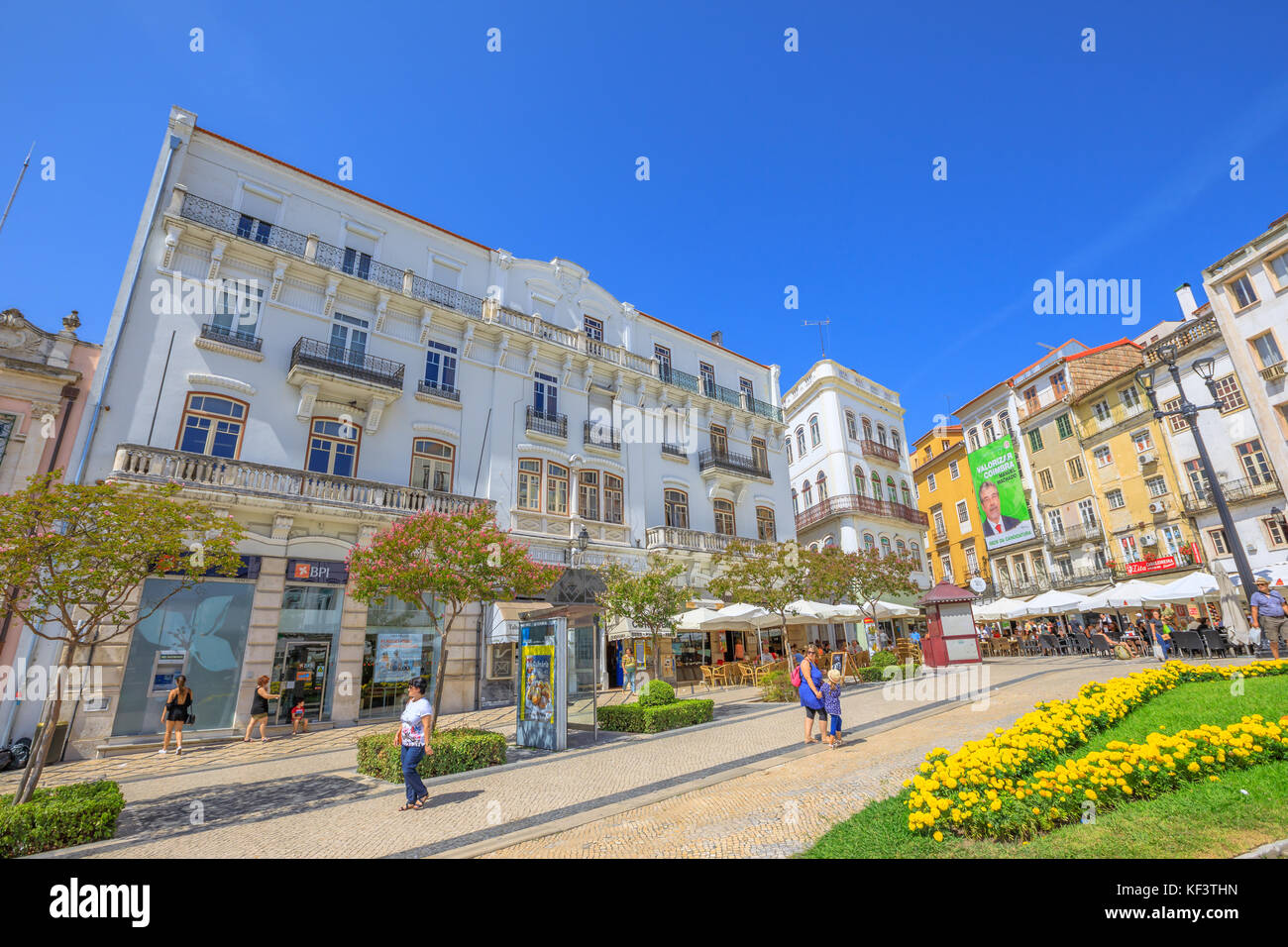 Abbassare coimbra portogallo Foto Stock