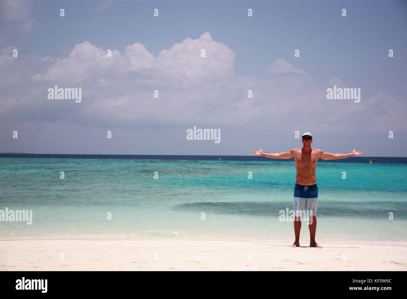 Modello Malediven Foto Stock