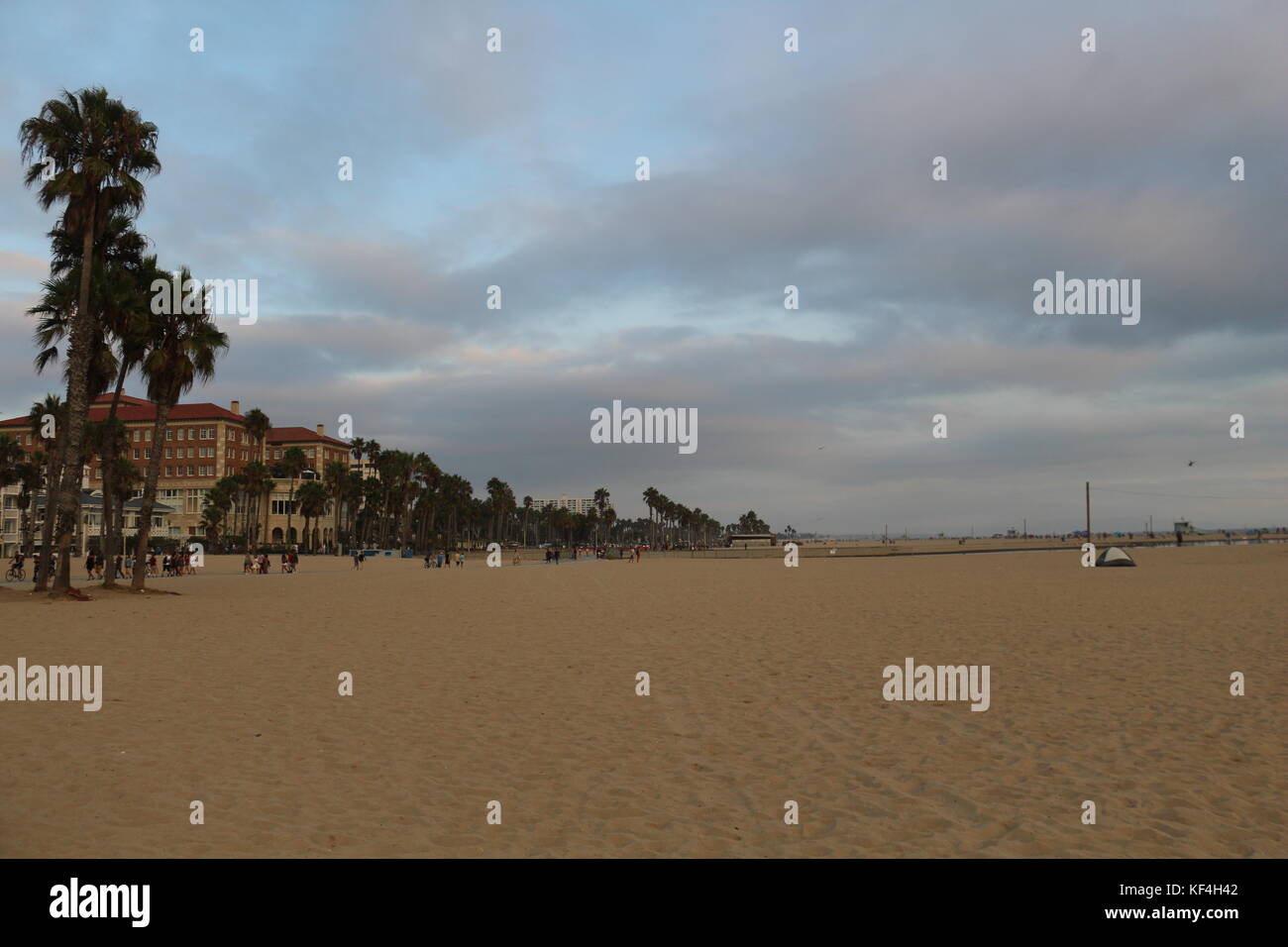 Una passeggiata pomeridiana a Venice Beach Foto Stock