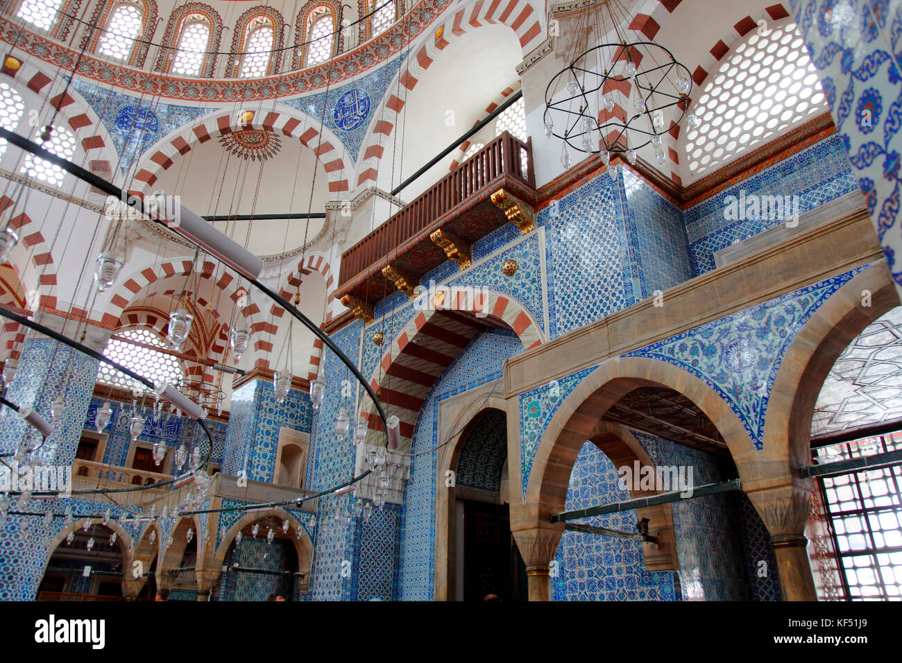 Turchia, Istanbul (comune di Fatih) quartiere Eminonu, moschea Rustem Pasa Foto Stock