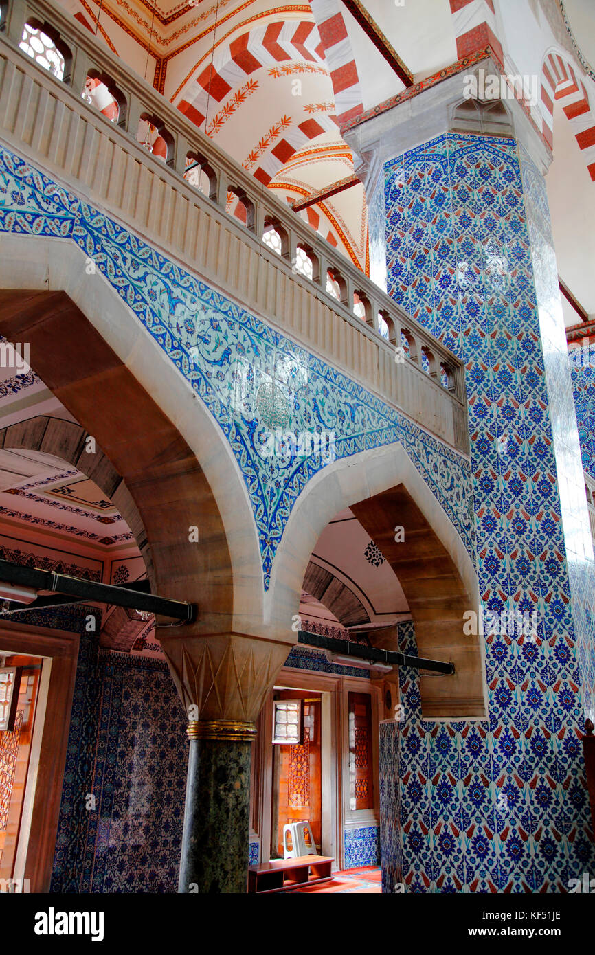 Turchia, Istanbul (comune di Fatih) quartiere Eminonu, moschea Rustem Pasa Foto Stock