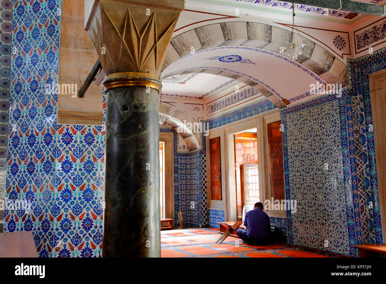Turchia, Istanbul (comune di Fatih) quartiere Eminonu, moschea Rustem Pasa Foto Stock