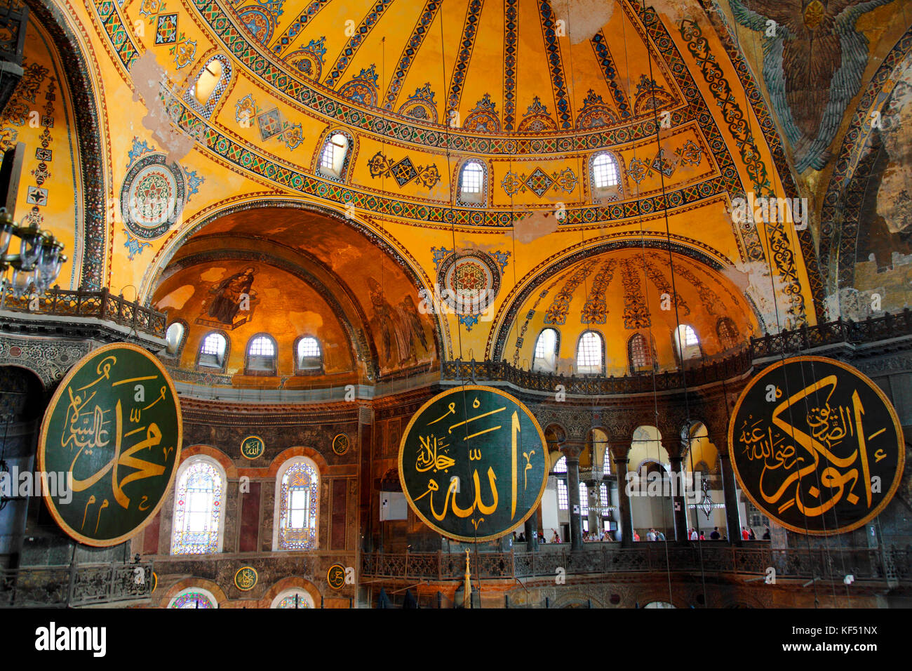 Turchia, Istanbul, comune di Fatih, quartiere di Sultanahmet, sainte sophie (basilica aya sofia museum) patrimonio mondiale Unesco Foto Stock
