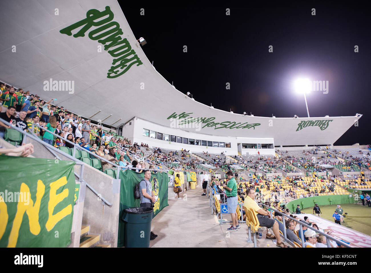 Tampa Bay Rowdies. Al Lang Stadium. St Petersburg FL. Foto Stock
