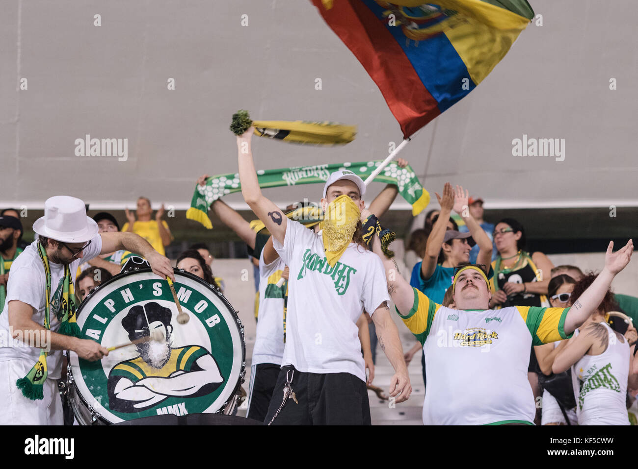 Tampa Bay Rowdies. Al Lang Stadium. St Petersburg FL. Foto Stock