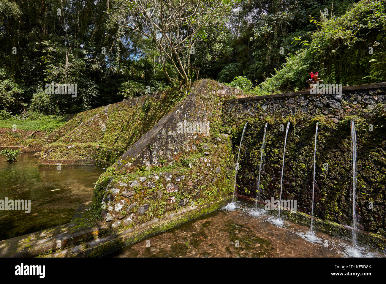 Sorgenti d'acqua nel Tempio di Mengening. Tampaksiring, Bali, Indonesia. Foto Stock Sorgenti d'acqua nel Tempio di Mengening. Tampaksiring, Bali, Indonesia. Foto Stock