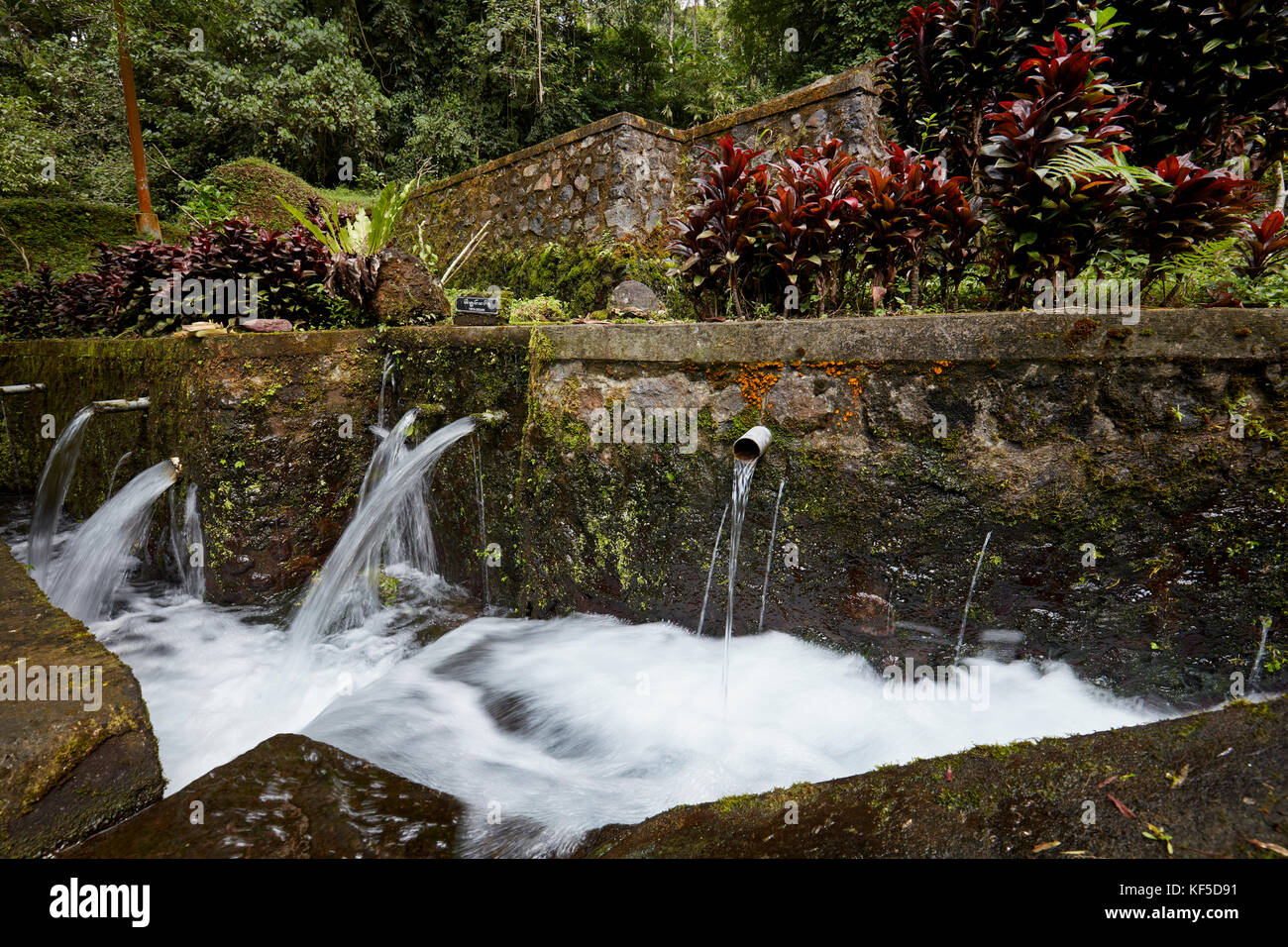 Sorgenti d'acqua nel Tempio di Mengening. Tampaksiring, Bali, Indonesia. Foto Stock Sorgenti d'acqua nel Tempio di Mengening. Tampaksiring, Bali, Indonesia. Foto Stock