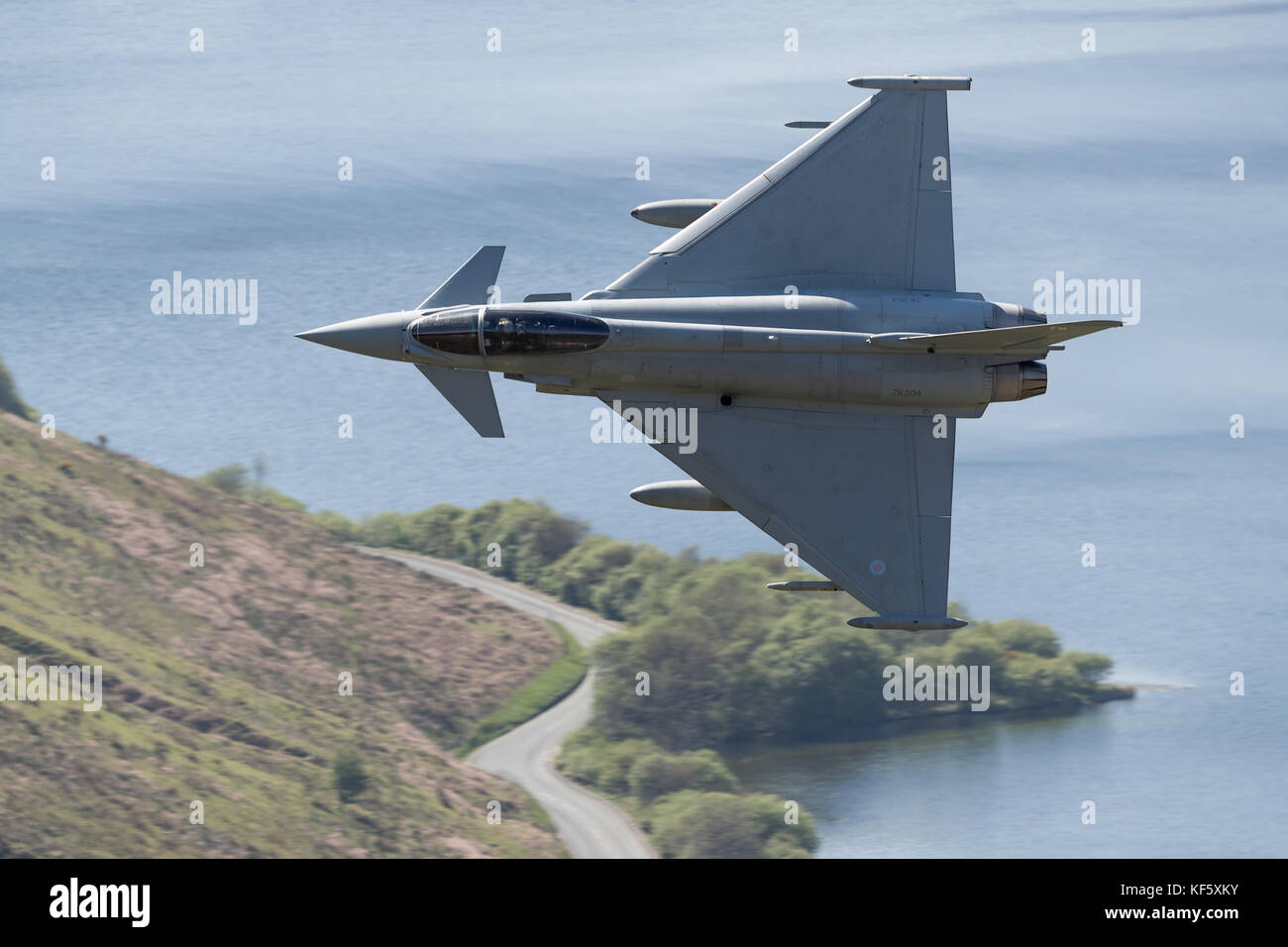 Il Mach Loop in Galles è un militare di basso livello percorso di formazione Foto Stock