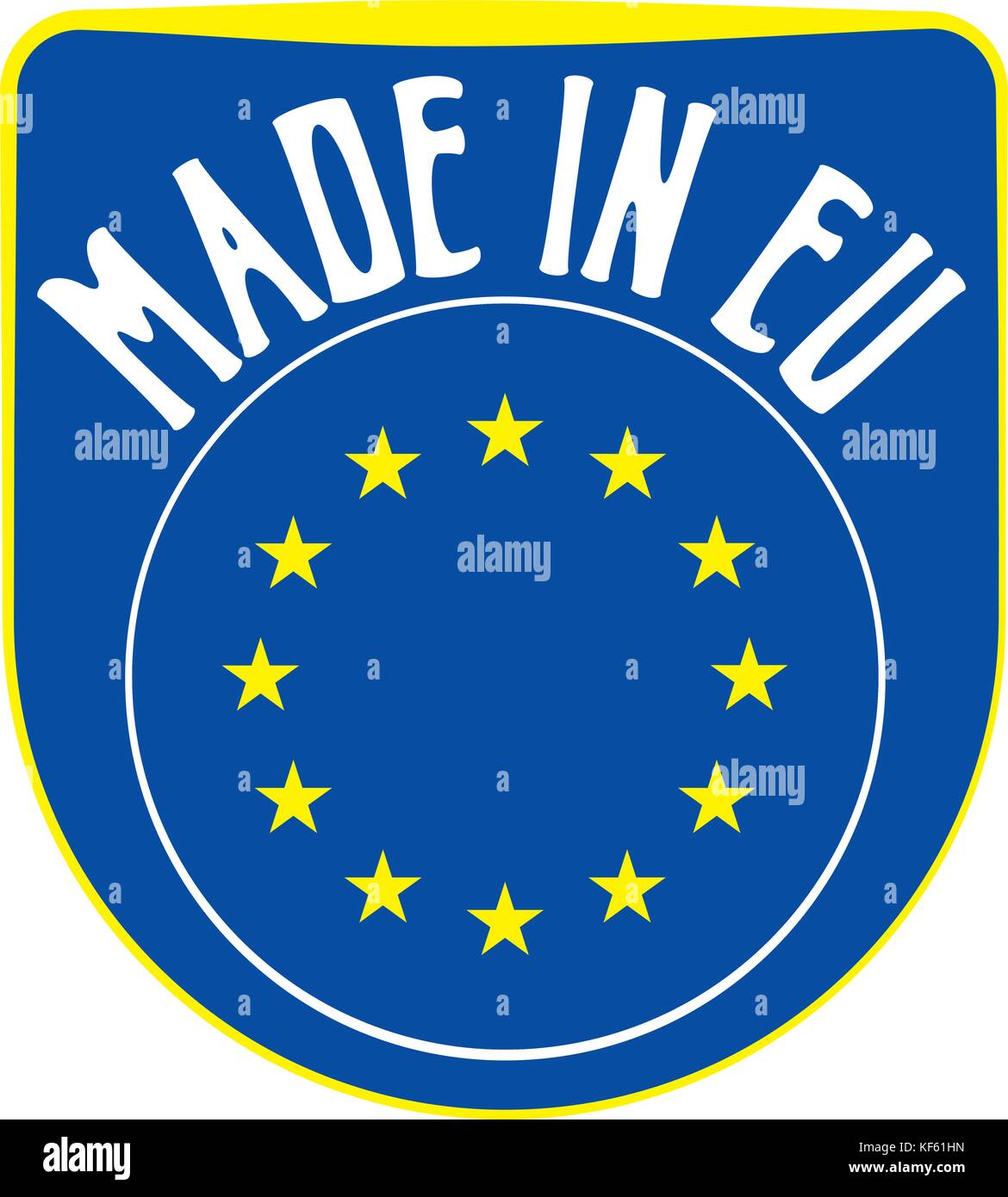 Made in EU segno Illustrazione Vettoriale