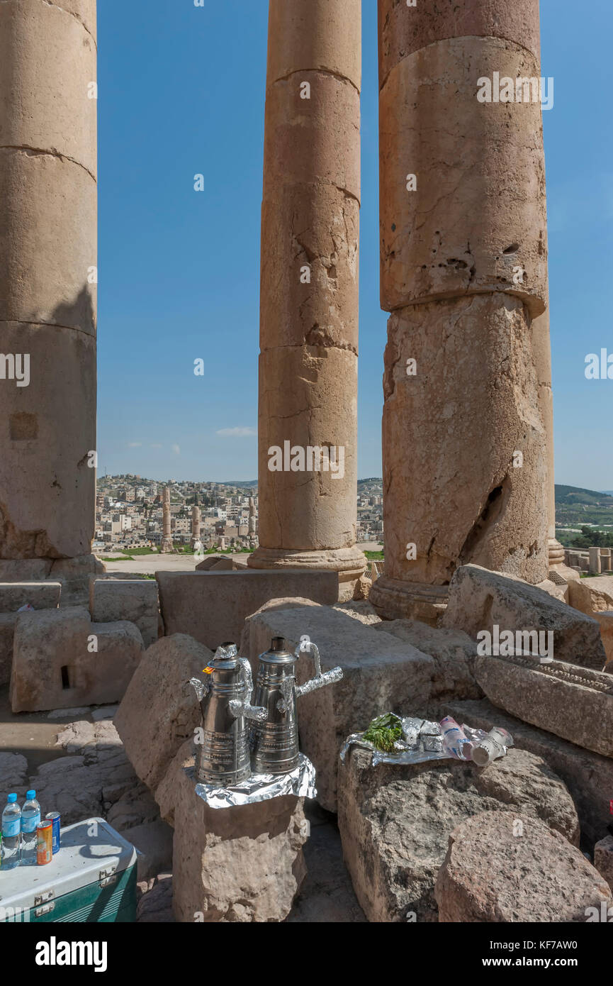 L'antica città di Jerash. Giordania Foto Stock