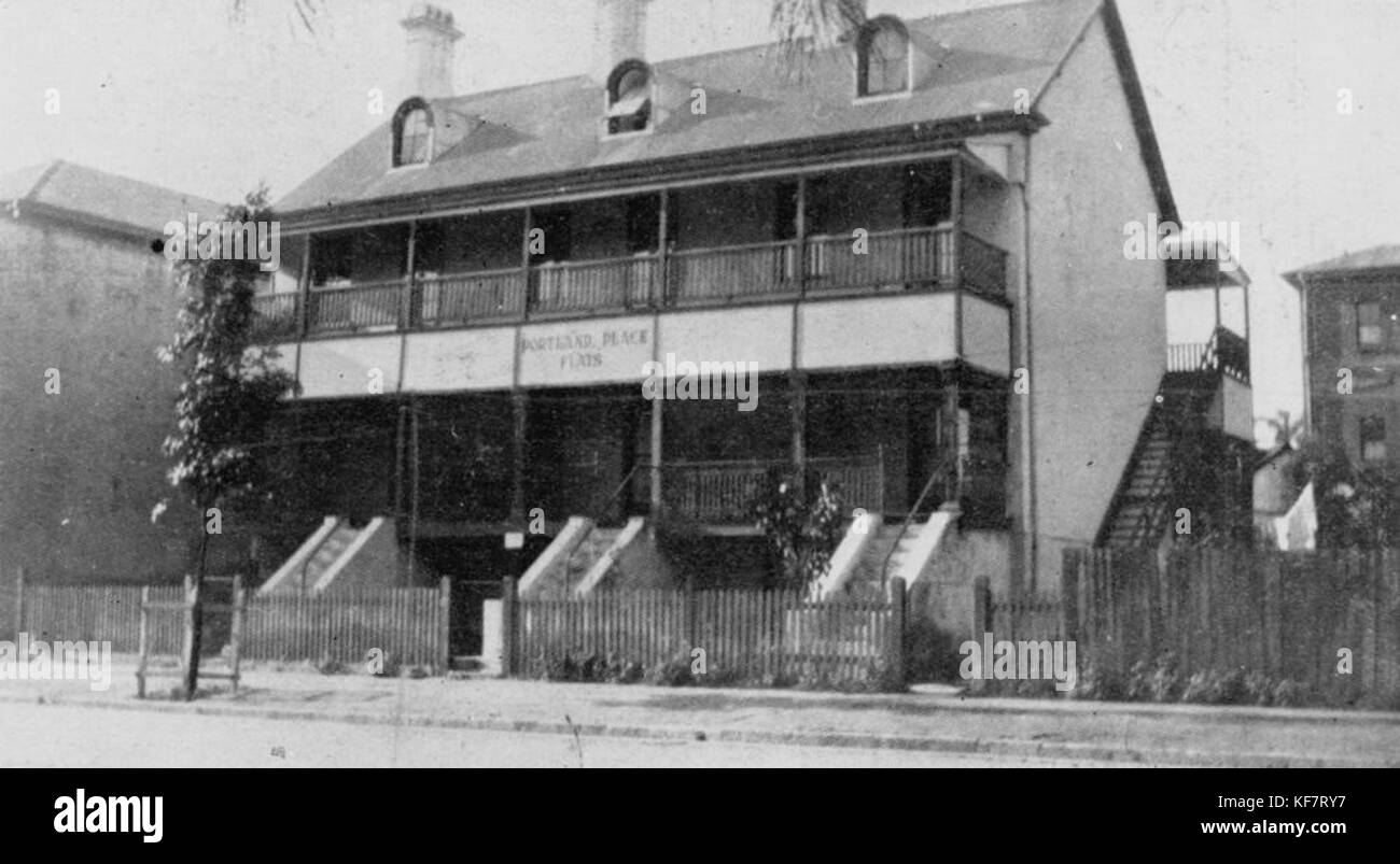 1 104052 Portland Place, Brisbane, ca. 1930 Foto Stock