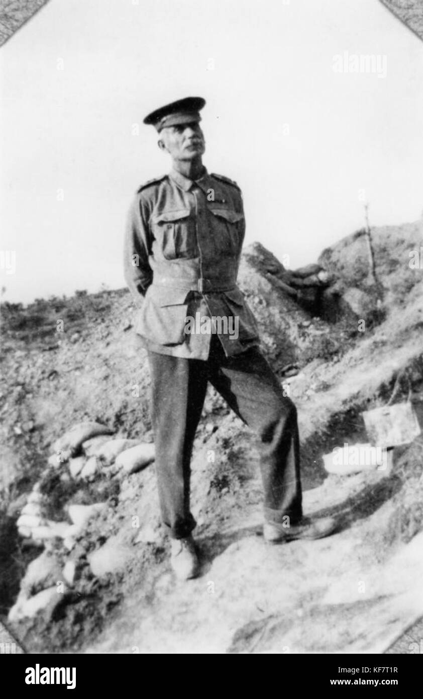 1 134703 Capitano Wright a Gallipoli Foto Stock