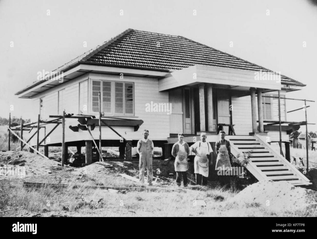 1 120984 di costruire la casa di George Russell Ashgrove, Brisbane, 1936 1937 Foto Stock