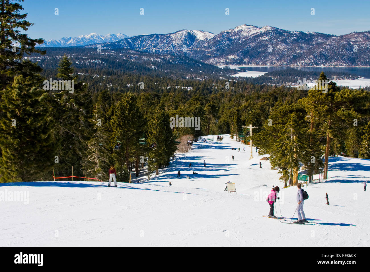 Big Bear Valley Foto Stock