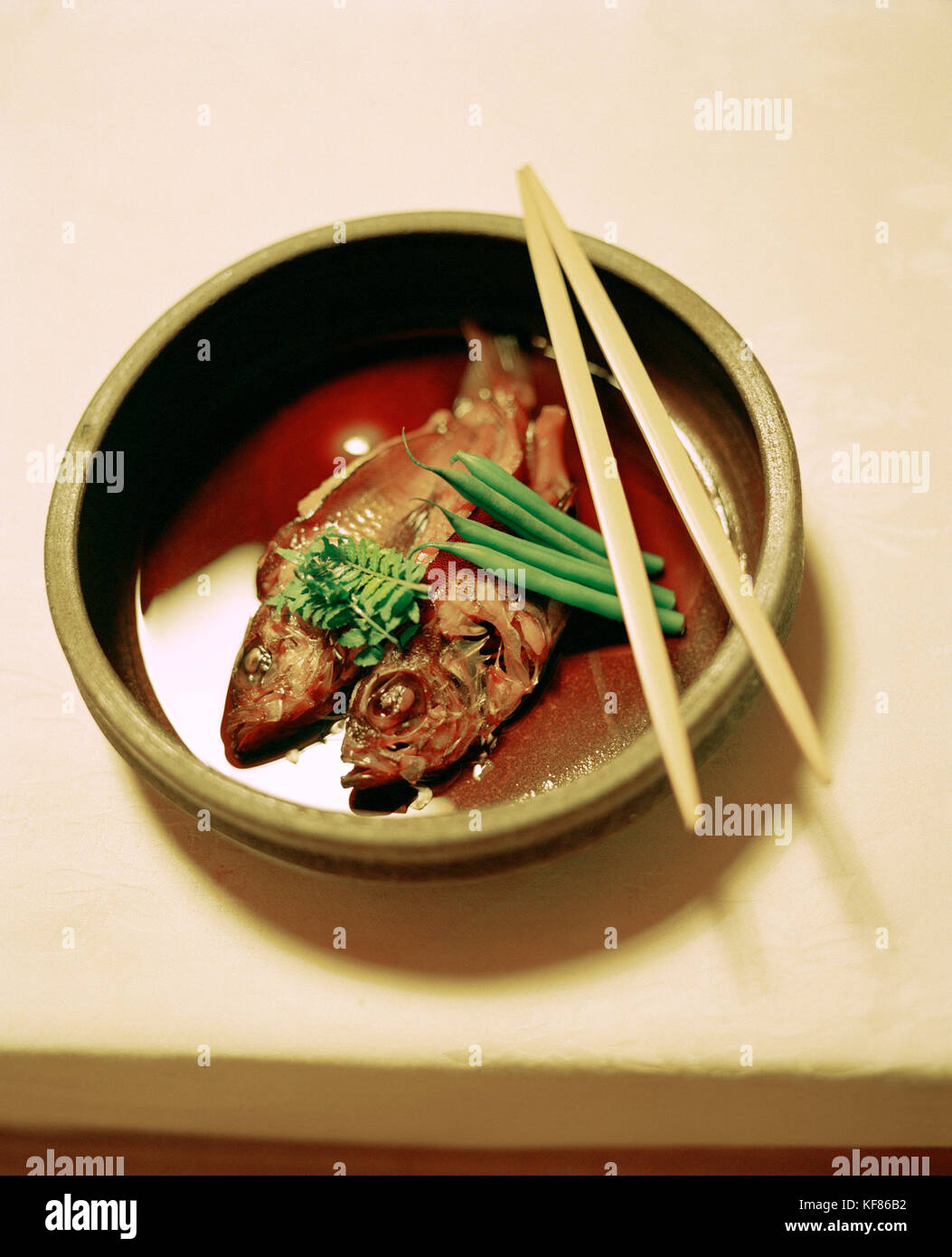 GIAPPONE, Kyushu, cena tradizionale giapponese, Ryokan Yoyokaku Foto Stock