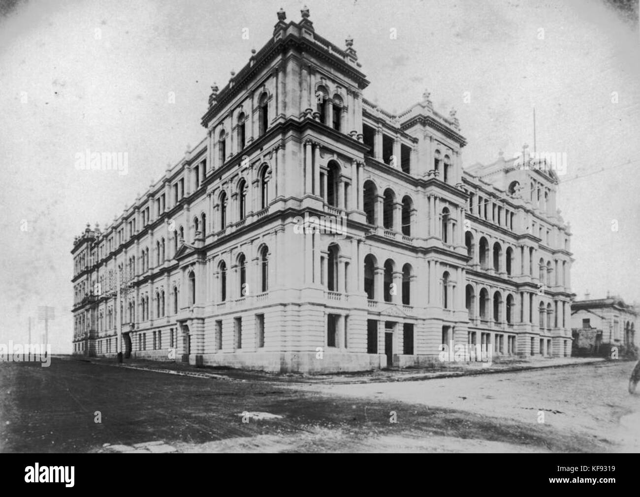 1 123222 edificio del tesoro, Brisbane, ca. 1896 Foto Stock